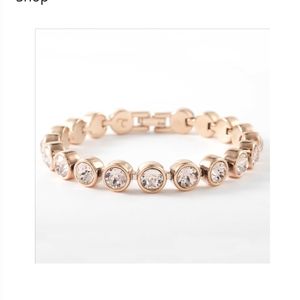 Rose Gold Silk Ice Bracelet